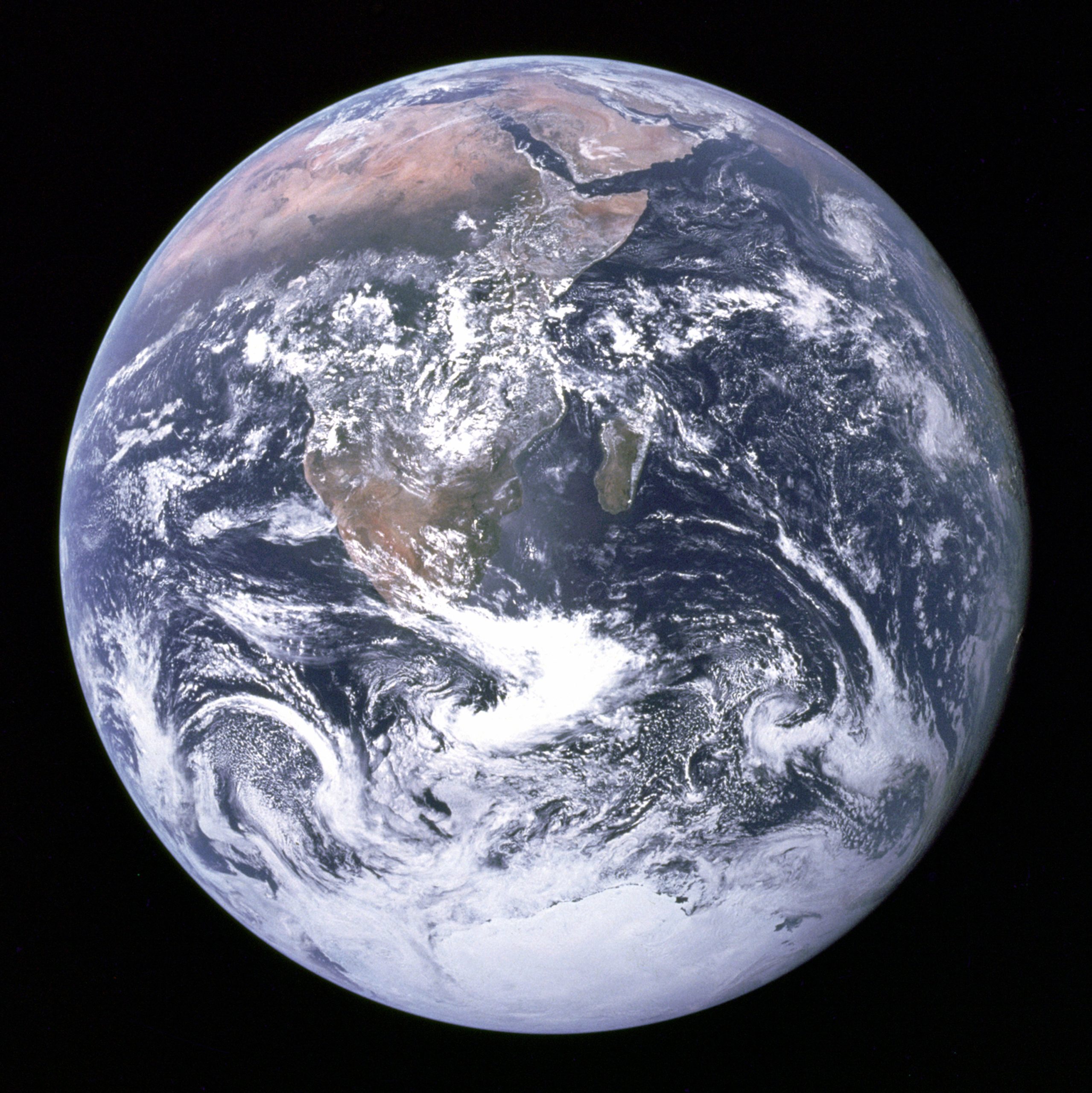 The Earth seen from Apollo